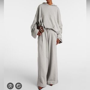 Dries Van Noten Gray Wide Leg Pants size XS